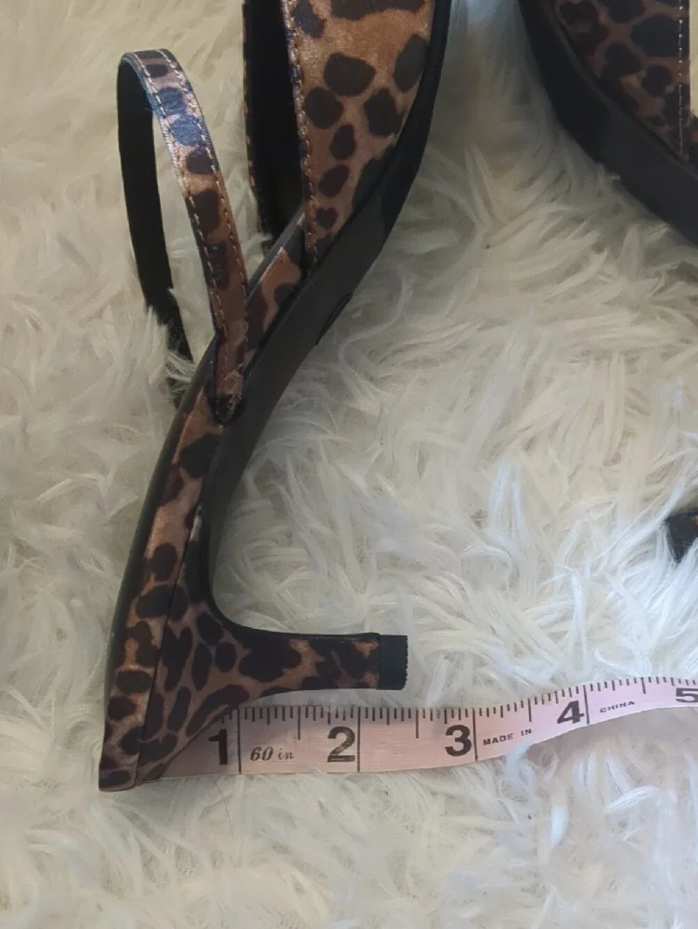 Leopard Print Pointed Toe Mules - BY Sweet Life Women's Size 9